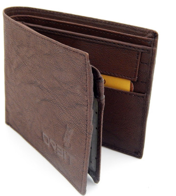 

Orbit Men Brown Genuine Leather Wallet(9 Card Slots)