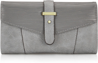 

Gio Collection Women Grey Artificial Leather Wallet(6 Card Slots)