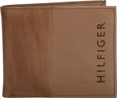 

Tommy Hilfiger Men Orange Artificial Leather Wallet(10 Card Slots), Tan