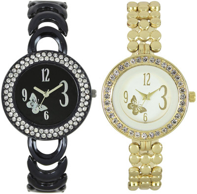 

Shivam Retail SR-201-203 Stylish Look SUPER HOT Pack Of 2 Watch - For Girls