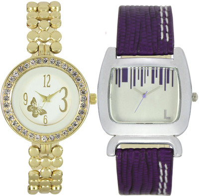 

Shivam Retail SR-203-207 Stylish Look SUPER HOT Pack Of 2 Watch - For Girls