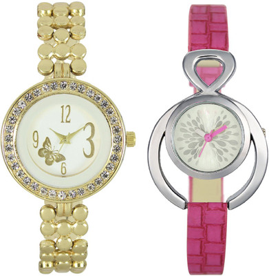 

Shivam Retail SR-203-205 Stylish Look SUPER HOT Pack Of 2 Watch - For Girls