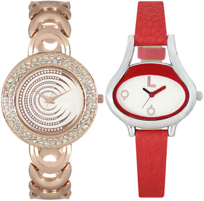 

Shivam Retail SR-202-206 Stylish Look SUPER HOT Pack Of 2 Watch - For Girls