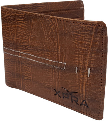 

XPRA Men Brown Artificial Leather Wallet(8 Card Slots)