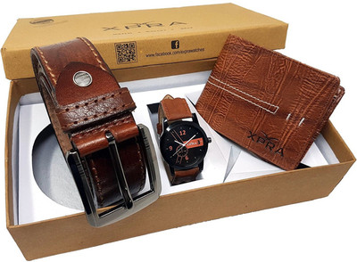 

Xpra Analog Watch Combo(Brown)