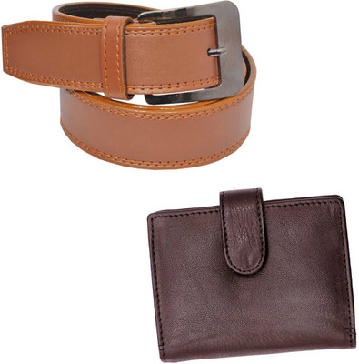 

Elligator Belt, Wallet Combo(Tan, Brown)