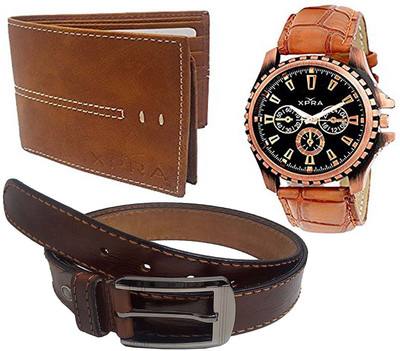 

Xpra Analog Watch Combo(Brown)