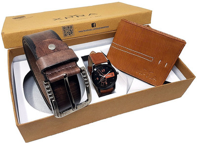 

Xpra Analog Watch Combo(Brown)
