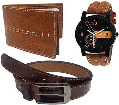 

Xpra Analog Watch Combo(Brown)