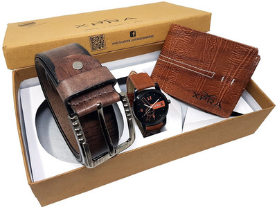 

Xpra Analog Watch Combo(Brown)