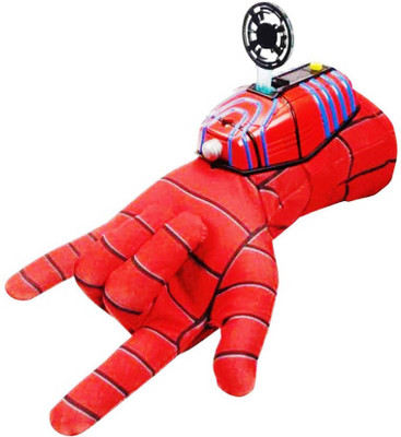 

FEMININE STYLE Ultimate Spiderman Disc Launcher Glove with Projector Watch (Red)(Multicolor)