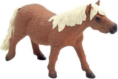 

Sirius Toys Mojo Fun 387231 Shetland Pony Realistic Model Horse Toy - New for 2015!(Brown)
