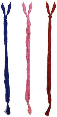 

GOELX Necklace Doris Ropes Choker Dories Combo for necklace making/designing/jewellery designing Pack of 3 - Type 5