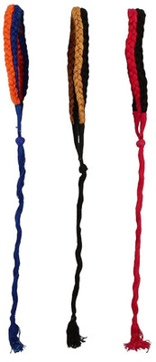 

GOELX Necklace Doris Ropes Braided Cord Colorful 3-Strand Choker Dories Combo for necklace making/designing/jewellery designing Pack of 3 - Type C