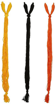 

GOELX Necklace Doris Ropes Choker Dories Combo for necklace making/designing/jewellery designing Pack of 3 - Type 9