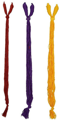 

GOELX Necklace Doris Ropes Choker Dories Combo for necklace making/designing/jewellery designing Pack of 3 - Type 1