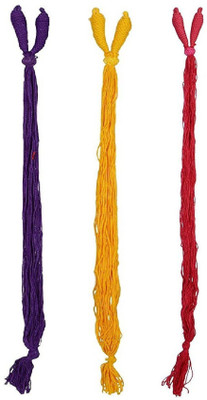 

GOELX Necklace Doris Ropes Choker Dories Combo for necklace making/designing/jewellery designing Pack of 3 - Type 2