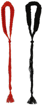 

GOELX Necklace Doris Ropes Braided Cord Colorful 3-Strand Choker Dories Combo for necklace making/designing/jewellery designing. Pack of 2 - Style 4