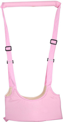 

Zureni Adjustable Baby Walker Harness Toddler Walking Assistant Stand and Walk Learner for Kids Walking Harness with Protective Belt for 7-24 months Baby Baby Carrier(Pink, Front carry facing out)