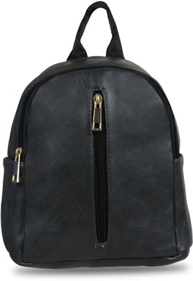 

Zureni Girls Cute PU Leather Mini Backpack Waterproof Casual Travel Hiking Camping Bagpack Shoulder Purse for Teen Girls and Women 1 L Backpack(Black)