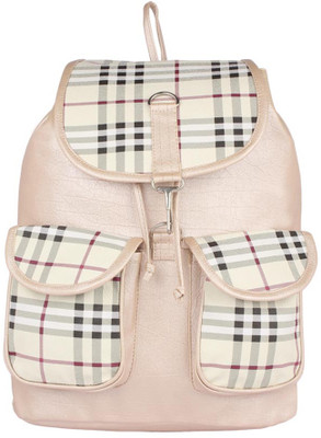 

Aliado Faux Leather Cream Coloured Backback P42V709 Backpack(White, 10 L)