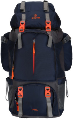 

Hi-Speed Trakking Hiking Rucksack Backpack Waterproof Backpack(Blue, 70 L)