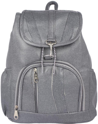 

Aliado Faux Leather Grey Coloured Backpack P33V709 Backpack(Grey, 10 L)