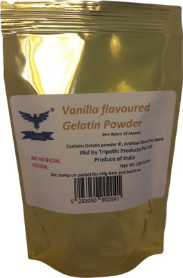 

Tripathi Products Pack of 1 Vanilla flavoured 100gm Gelatin Powder(100 g)