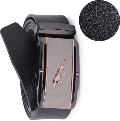

Edifier Men Casual, Formal, Party Black Texas Leatherite Belt, Black_01