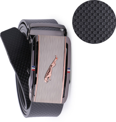 

Edifier Men Casual, Formal, Party Black Texas Leatherite Belt, Black_02