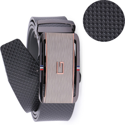 

Edifier Men Casual, Formal, Party Black Texas Leatherite Belt, Black_03