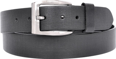 

Pride Infinite Men Casual Black Genuine Leather Belt