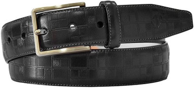 

James Aston Men Formal Black Genuine Leather Belt