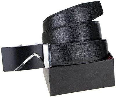 

Genious Men Casual, Party, Formal Black Genuine Leather Belt
