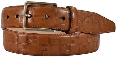 

James Aston Men Formal Tan Genuine Leather Belt