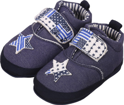 

Camey Kids booty Booties(Toe to Heel Length - 6 cm Navy Blue)
