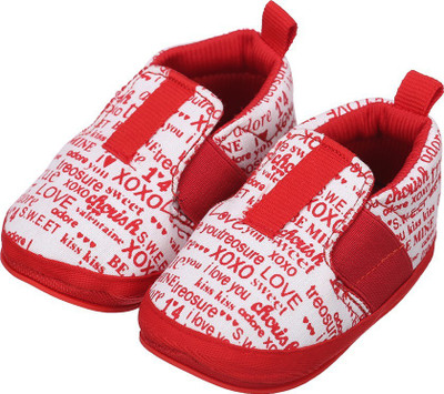 

Camey Kids booty Booties(Toe to Heel Length - 5 cm Red)