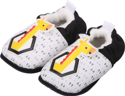 

Camey 600_B.GIRAFE.WHITE Booties(Toe to Heel Length - 6 cm White)