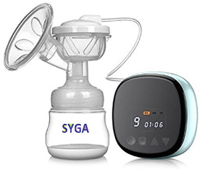 

SYGA Breast Pump Milk Booster Breast Milk Painless Bilateral Breast Pump Silica Gel SkyBlue - Electric(Blue)