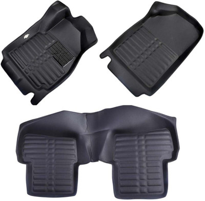 KMH Leatherite 5D Mat For  Toyota Fortuner(Black)