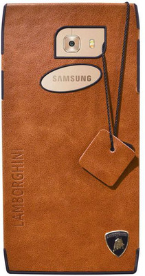 COVERNEW Back Cover for Samsung Galaxy On Max(Brown, Dual Protection)