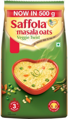 

Saffola Veggie Twist Masala Oats(500 g, Pouch)