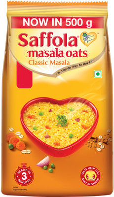 

Saffola Classic Masala Oats(500 g, Pouch)