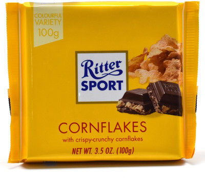 

Ritter Sport Fine Cornflakes Chocolate - 100g (3.5oz) Bars(100 g)