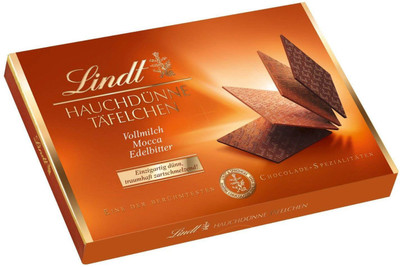 

Lindt Swiss Thins VollMilch Mocca Edelbitter 48 delicate Swiss Chocolate Thins - 125g Bars(125 g)