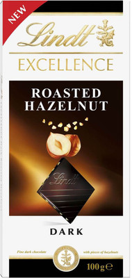 

Lindt Excellence Roasted Hazelnut Dark Chocolate - 100g Bars(100 g)