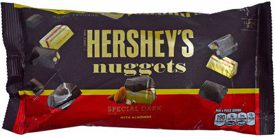 Hershey's Nuggets Special Dark Chocolate with Almonds - 340g (12oz) Bars(340 g)