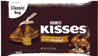 

Hershey's Kisses Milk Chocolate filled with Caramel - 311g(11oz) Bars(311 g)