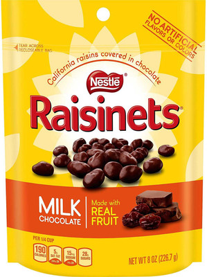 

Nestle Raisinets Milk Chocolate - 226.7g (8oz) Bars(226.7 g)