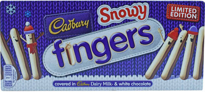 

Cadbury Snowy Fingers - 115g Bars(115 g)